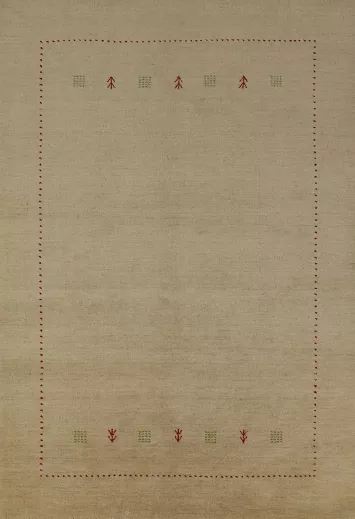 Tribal Wool Gabbeh Oriental Area Rug 6x8