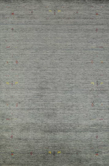 Handmade Wool Gabbeh Indian Area Rug 5x8