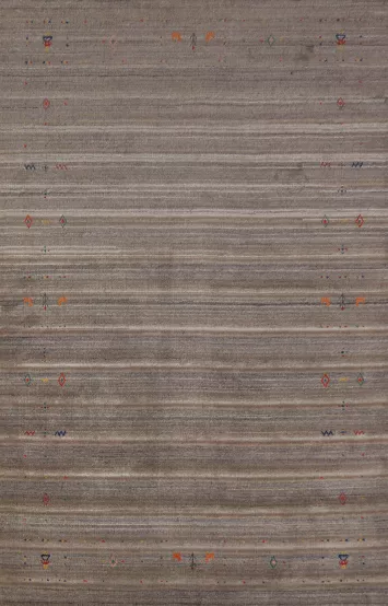Handmade Wool Gabbeh Oriental Area Rug 5x8