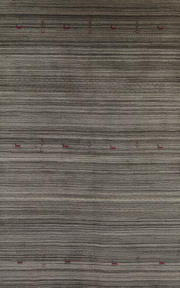 Tribal Wool Gabbeh Oriental Area Rug 5x8