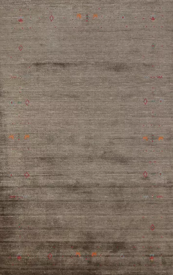 Handmade Wool Gabbeh Oriental Area Rug 5x8