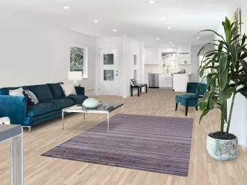 Purple Lavender Gabbeh Indian Area Rug 5x8