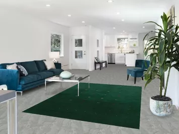 Tribal Green Wool Gabbeh Oriental Area Rug 6x8