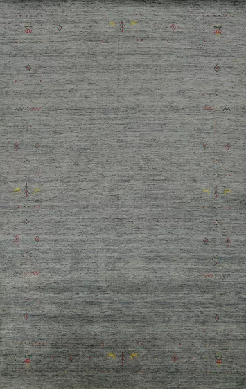 Handmade Gabbeh Oriental Area Rug 5x8