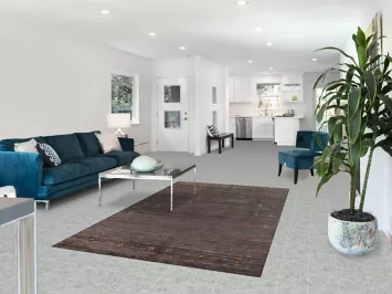 Dark Brown Gabbeh Oriental Area Rug 5x8