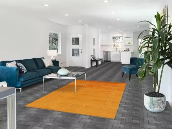 Orange Tribal Wool Gabbeh Oriental Area Rug 5x8