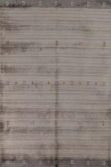 Handmade Gabbeh Oriental Rug 4x6