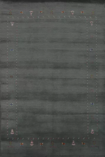 Tribal Wool Gabbeh Oriental Area Rug 5x8