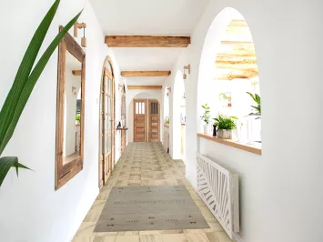 Sage Green Wool Gabbeh Indian Accent Rug 3x5