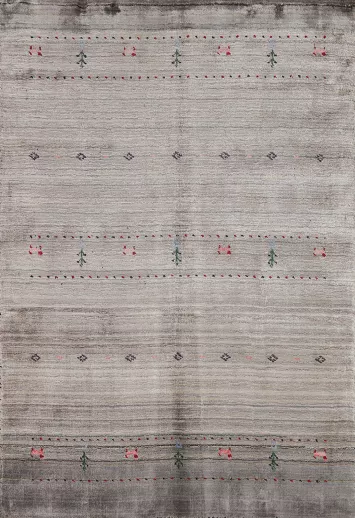 Handmade Wool Gabbeh Oriental Rug 3x6