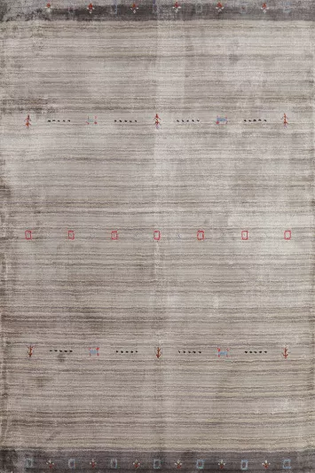 Tribal Wool Gabbeh Indian Rug 4x6