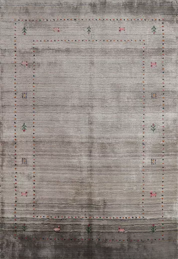 Handmade Tribal Gabbeh Indian Rug 4x6