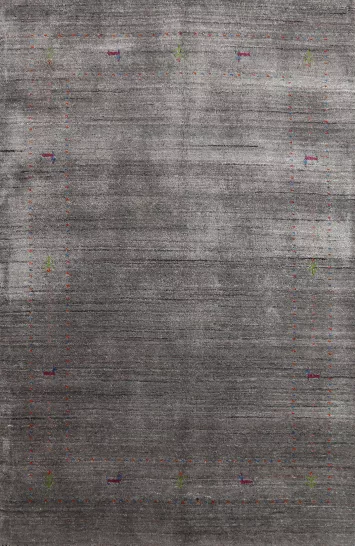 Handmade Tribal Gabbeh Indian Rug 4x6