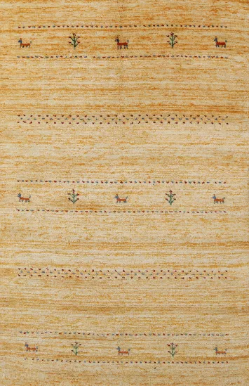 Handmade Tribal Gabbeh Indian Rug 4x6