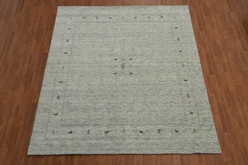 Tribal Gabbeh Indian Area Rug 8x10