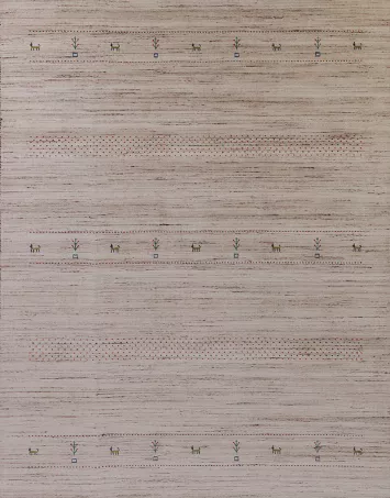 Handmade Gabbeh Indian Area Rug 8x10