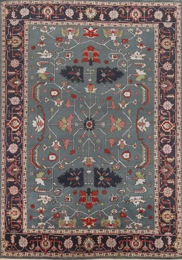 Handmade Wool Heriz Serapi Oriental Area Rug 9x12