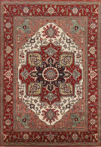 Handmade Wool Heriz Serapi Oriental Area Rug 9x12