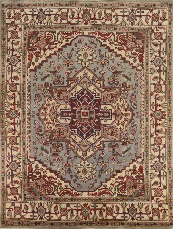 Handmade Wool Heriz Serapi Oriental Area Rug 8x10