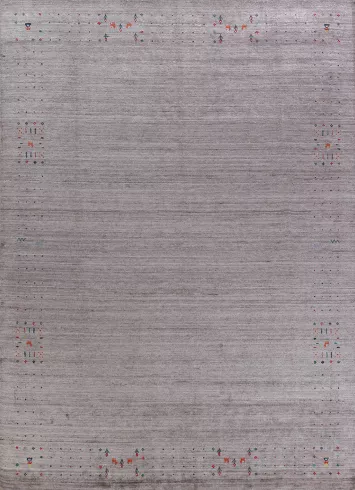 Handmade Wool Gabbeh Indian Area Rug 9x12