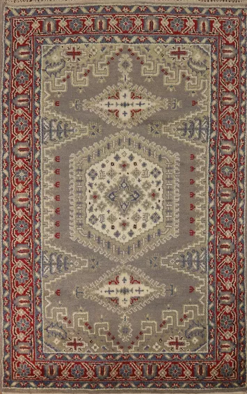 Handmade Heriz Serapi Indian Rug 4x6