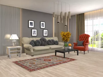 Handmade Heriz Serapi Indian Rug 4x6