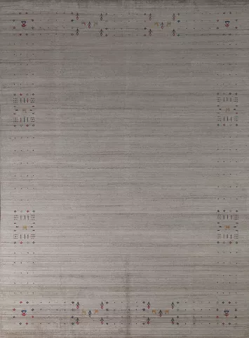 Handmade Wool Gabbeh Indian Area Rug 8x10