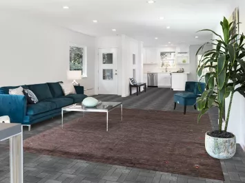 Brown Wool Gabbeh Indian Area Rug 8x10