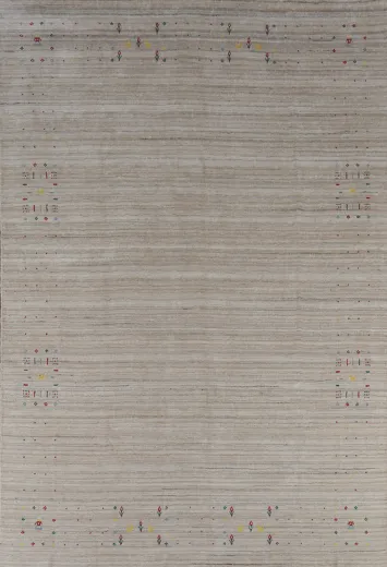 Tribal Wool Gabbeh Indian Area Rug 8x10