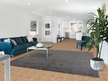 Square Wool Gray Gabbeh Indian Area Rug 8x8