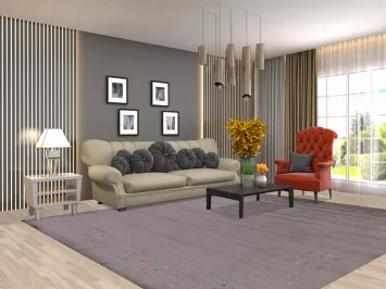 Handmade Gabbeh Indian Area Rug 8x10