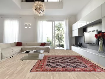 Vegetable Dye Dark Blue Floral Bidjar Persian Area Rug 10x13