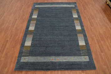 Tribal Wool Gabbeh Oriental Area Rug 7x10