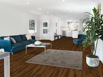 Vegetable Dye Wool Floral Oushak Oriental Rug 5x6