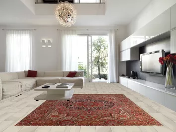 Antique Vegetable Dye Heriz Serapi Persian Area Rug 10x12