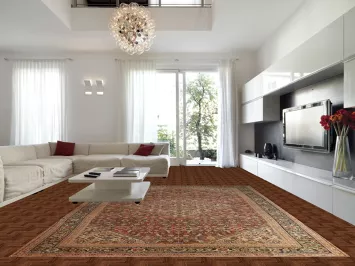 Antique Vegetable Dye Mahal Persian Large Rug 11x14