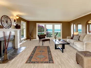 Vegetable Dye Oushak Turkish Runner Rug 3x10