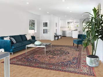 Pre-1900 Antique Vegetable Dye Tabriz Persian Area Rug 8x11