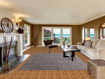 Gray Wool Gabbeh Indian Area Rug 8x10