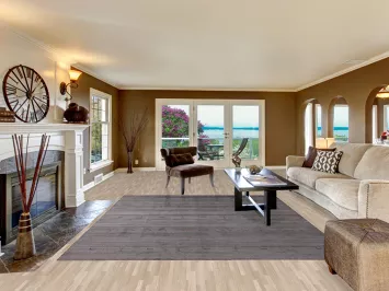 Handmade Gray Wool Gabbeh Indian Area Rug 8x10