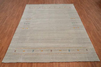 Tribal Gabbeh Indian Area Rug 8x10