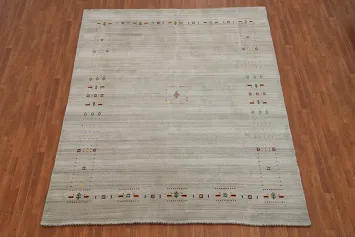 Wool Gabbeh Indian Area Rug 8x10