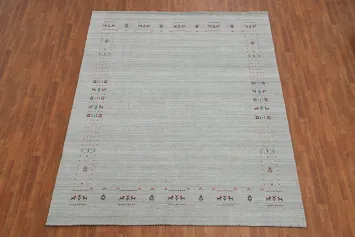 Handmade Wool Gabbeh Indian Area Rug 8x10