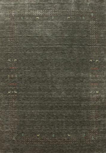 Tribal Wool Gabbeh Indian Area Rug 9x11