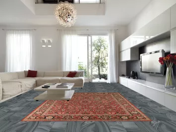 Pre-1900 Antique Vegetable Dye Mahal Persian Area Rug 10x13