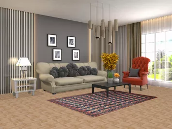 Antique Vegetable Dye Senneh Persian Rug 4x6