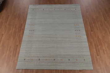 Tribal Wool Gabbeh Indian Area Rug 8x10