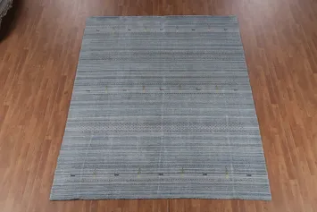 Tribal Wool Gabbeh Indian Area Rug 8x10