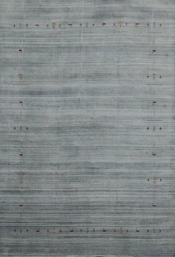 Luxury Gabbeh Area Rug 8x10 Featuring Simple Tribal Patterns