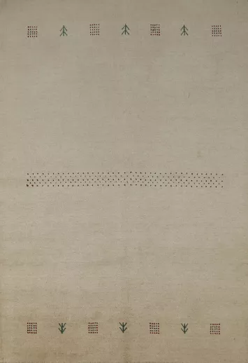 Handmade Wool Gabbeh Indian Rug 5x7